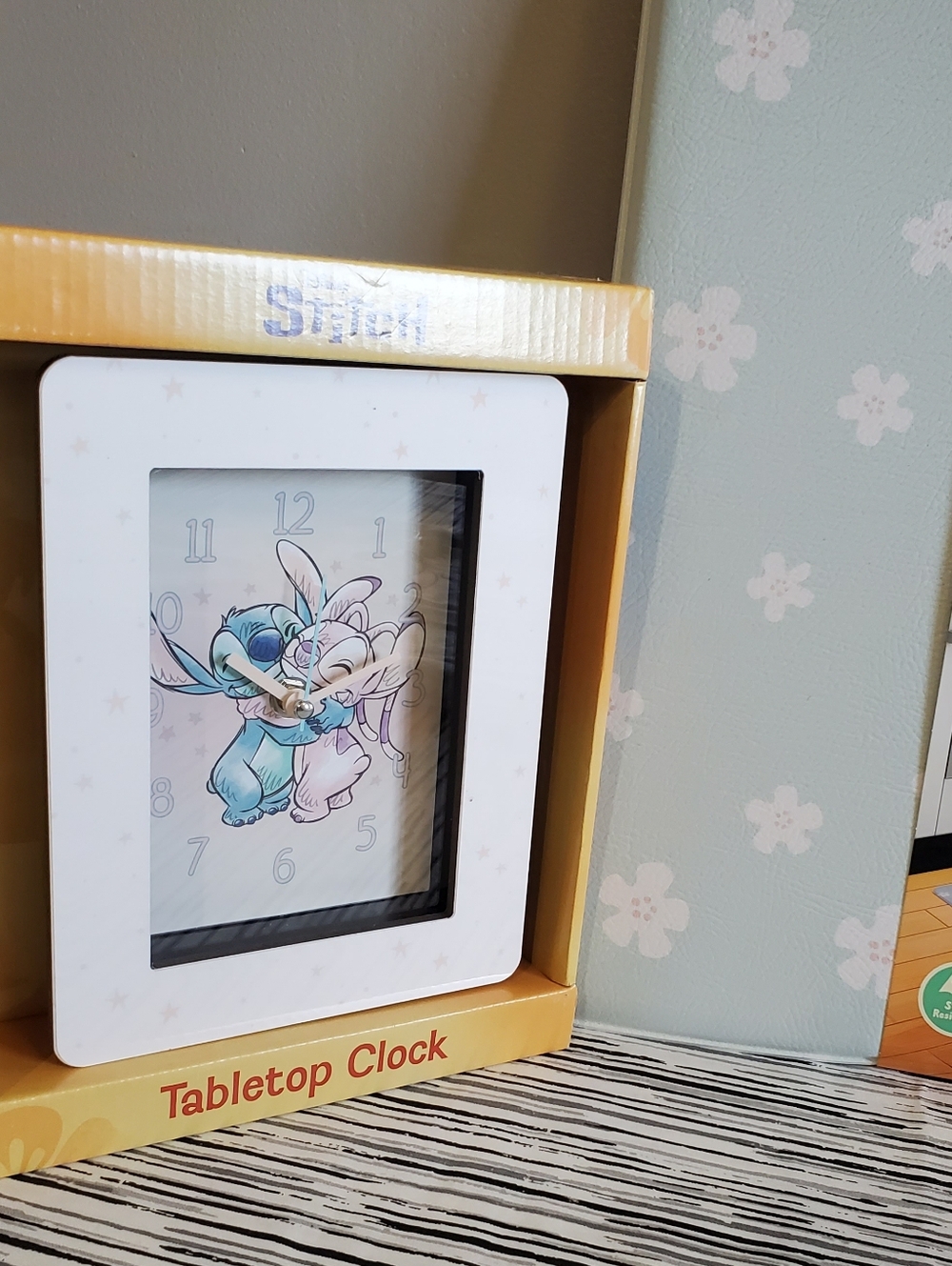 Disney Stitch & Angel Kitchen Set with 2 Towels, Tabletop Clock, and Floor Mat - Picture 3 of 8